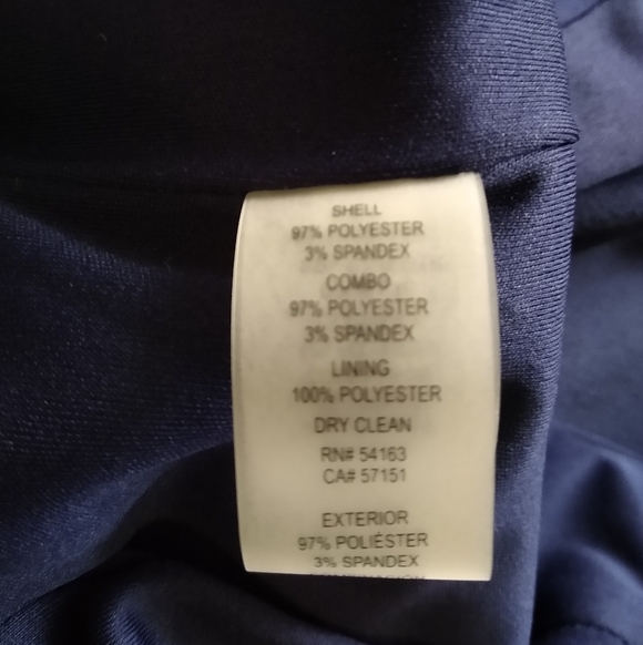 Vince Camuto Navy Colorblock Sleeveless Wide-Leg Jumpsuit Sz 6 Pink Red - Picture 13 of 14